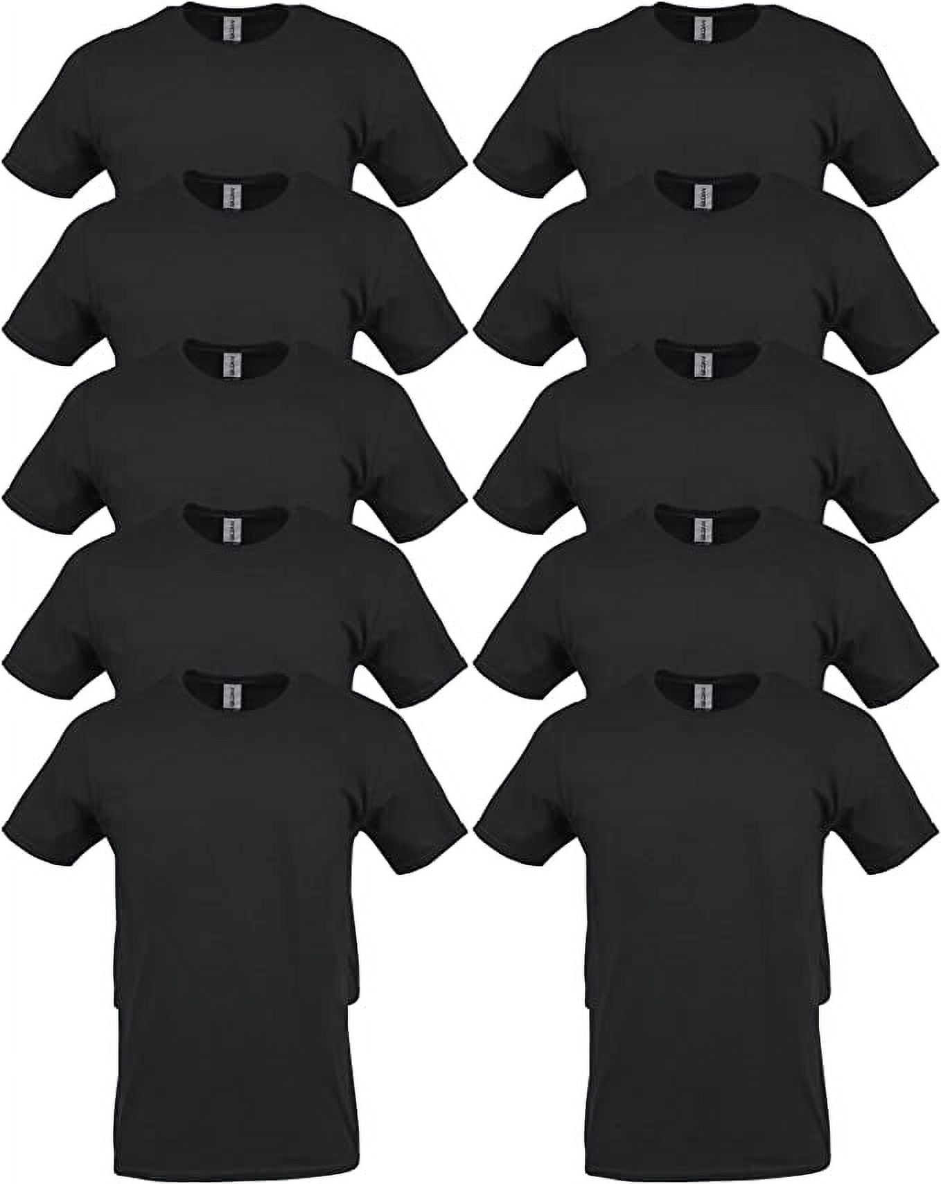 men's heavy cotton t-shirt, style G5000, 10-pack, Black