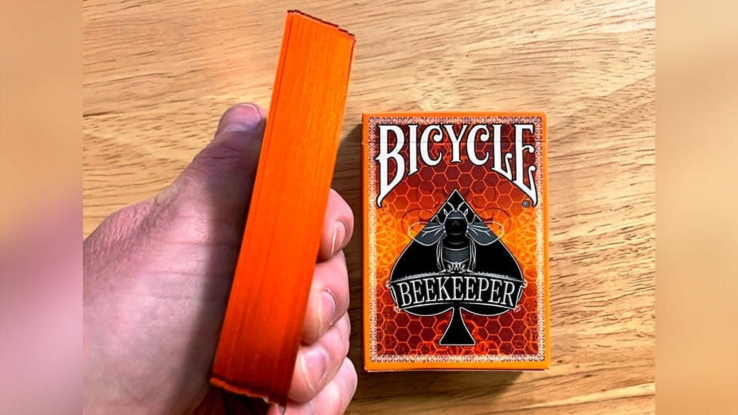 Gilded Bicycle Beekeeper Playing Cards (Light) by Artur Rajch and USPCC