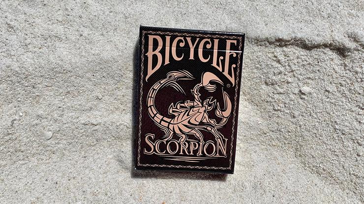 Gilded Bicycle Scorpion (Brown) Playing Cards by Bicycle and USPCC