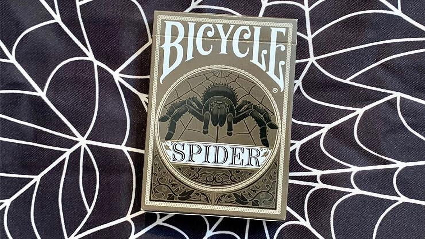 Gilded Bicycle Spider (Green) Playing Cards by USPCC