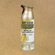 Gilded Brass, Rust-Oleum Universal Metallic Paint & Primer Spray Paint-330504, 11 oz