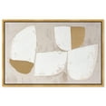 thumbnail image 1 of Gilded Cairn III Canvas Textured Abstract by Art Remedy, Gold Frame, 54 x 36, 1 of 7