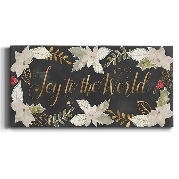 Gilded Christmas Collection D- Gallery Wrapped Canvas