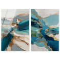 thumbnail image 1 of Gilded Coastal Whispers Duo Acrylic Print Living Room Decor by Art Remedy, Ready to Hang, 24 x 36, 1 of 6