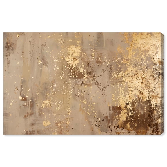 Gilded Dust Canvas Golden Art by Art Remedy, Gallery Wrapped, 30 x 20
