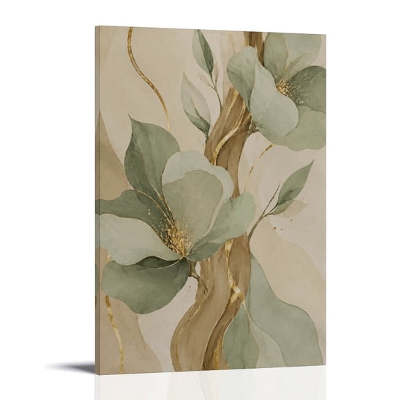Gilded Flora Poster Wall Art Canvas Aesthetic Music And Movies Decorative Painting for Living Room Bed Room