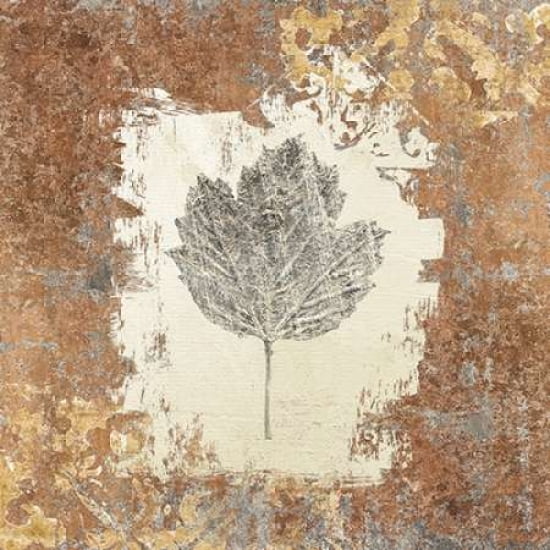 Gilded Leaf V Canvas Art - Avery Tillmon (24 x 24)