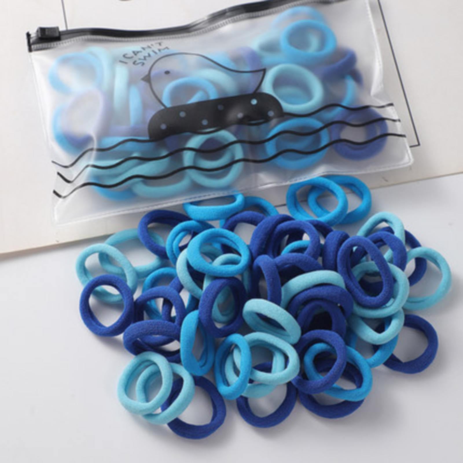 Headbands for Women 5 Spiral Scrunchies Strong Hold Thin Hair Ties for Girls Fabric Hair Coils Large Hair Ties Elastic Hair Tie Elastic Roll Rubber Band Remover Elastic Hair Ties for Girls