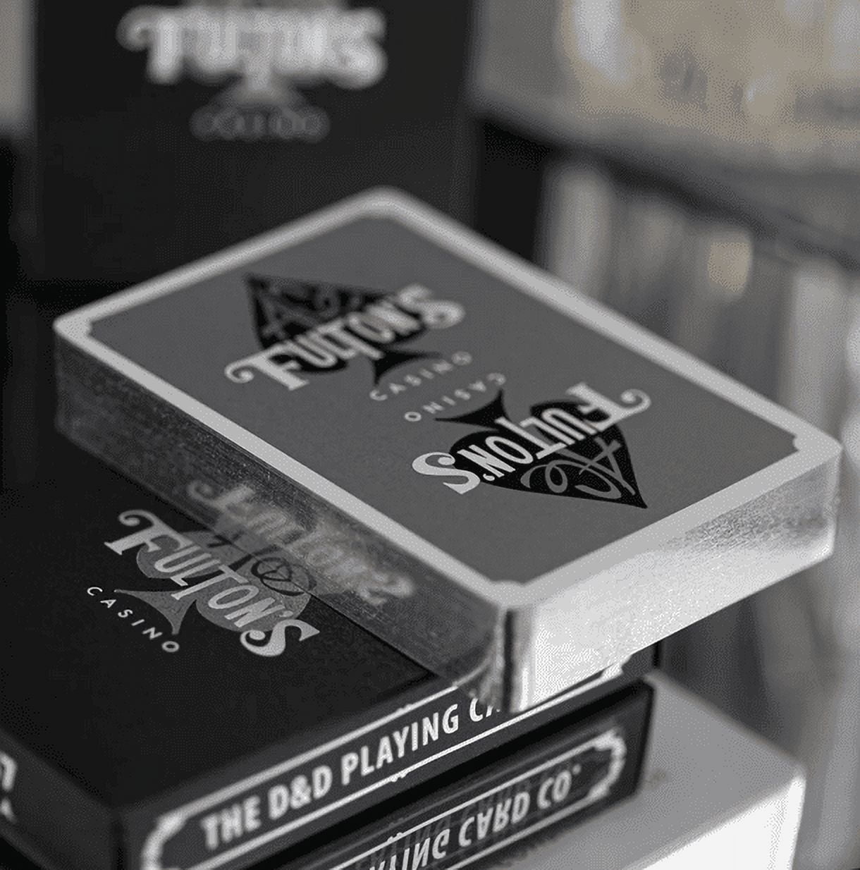 Gilded Midnight Fuel Ace Fulton 10 Year Anniversary Playing Cards by Fulton