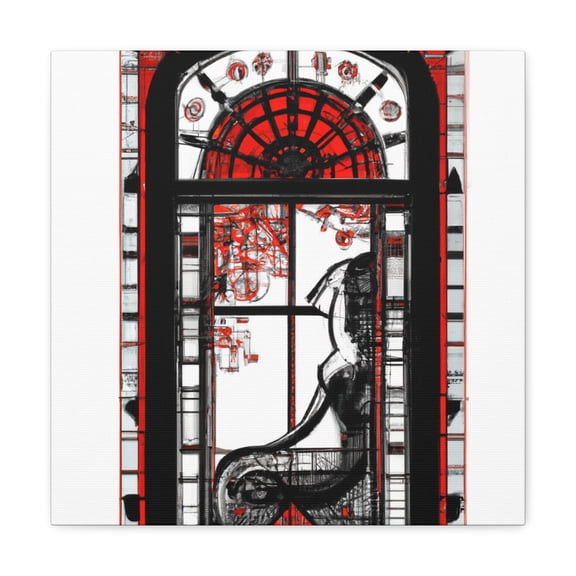 "Gilded Opulent Labyrinth" - Canvas