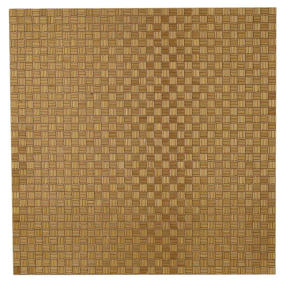 Gilded Square Beaded Placemat - Gold