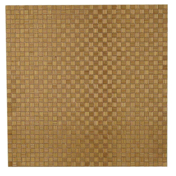 Gilded Square Beaded Placemat - Gold