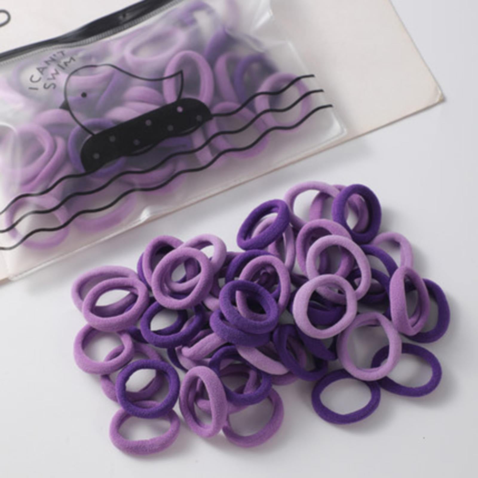 Headbands for Women 5 Spiral Scrunchies Strong Hold Thin Hair Ties for Girls Fabric Hair Coils Large Hair Ties Elastic Hair Tie Elastic Roll Rubber Band Remover Elastic Hair Ties for Girls