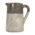 thumbnail image 1 of Gilded Top Ceramic Jug with Handle - Large, 1 of 4
