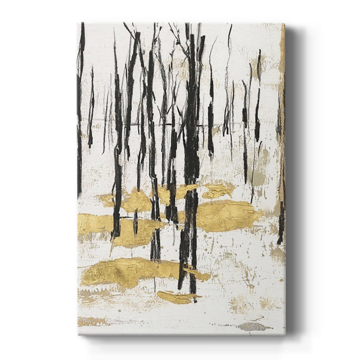 Gilded Winter I Premium Gallery Wrapped Canvas - Ready to Hang