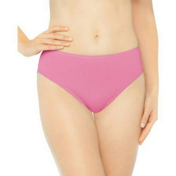 Gilden Women's Tag Free Premium Cotton Hi-Cut Panties, 6-Pack