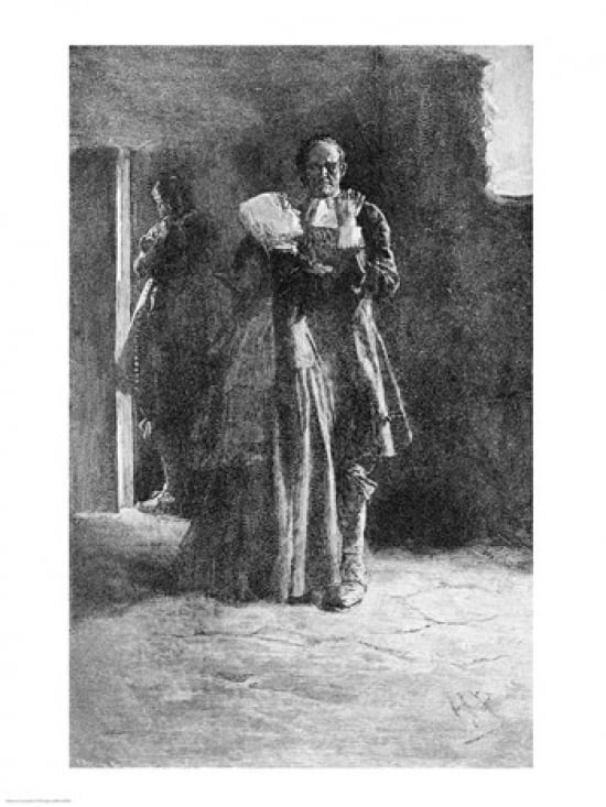 Giles Corey in Prison Canvas Art - Howard Pyle (24 x 36)