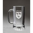 thumbnail image 1 of Gilhooley Irish Coat of Arms Glass Beer Mug (Sand Etched), 1 of 1