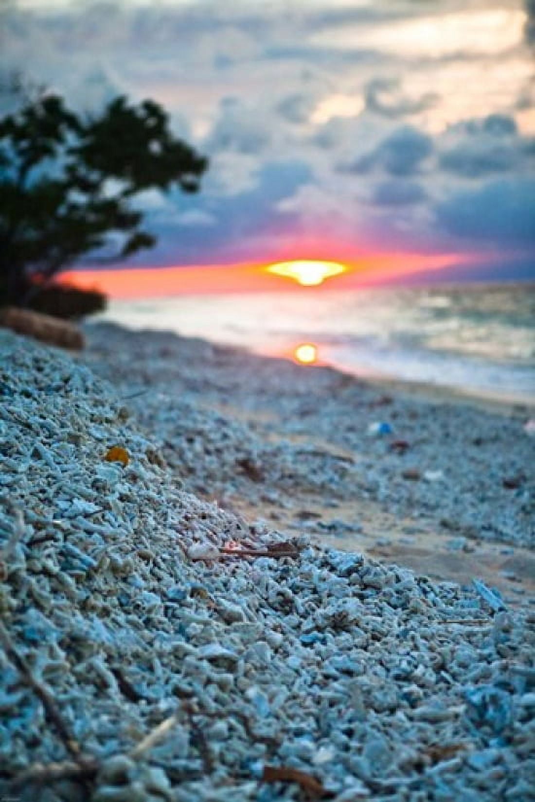 Gili Islands Indonesia Sunset along the beach Canvas Art - Micah Wright DanitaDelimont (17 x 26)