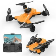 WQJNWEQ Drone HD Aerial Photography Single Camera Remote Control Aircraft Four-sided Obstacle Avoidance Four-axis Folding Flying Machine Toys Gift