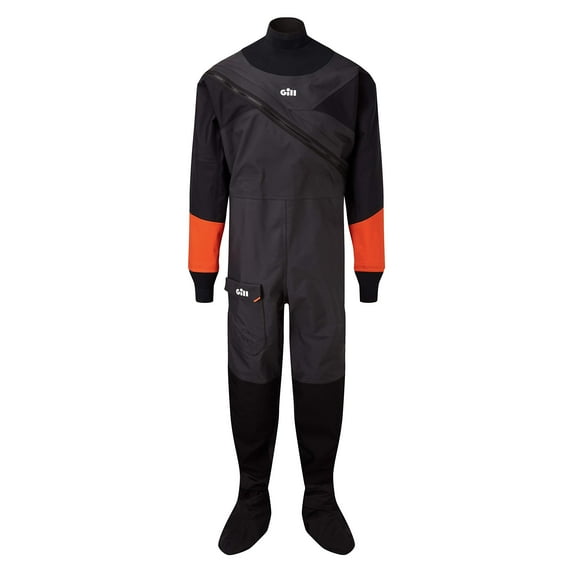 Gill Adult Full Body Drysuit (Black, Youth Medium)