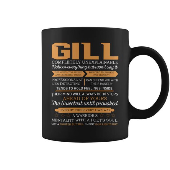 Gill Completely Unexplainable Notices Everything But WonT Say It Name Coffee Mugs