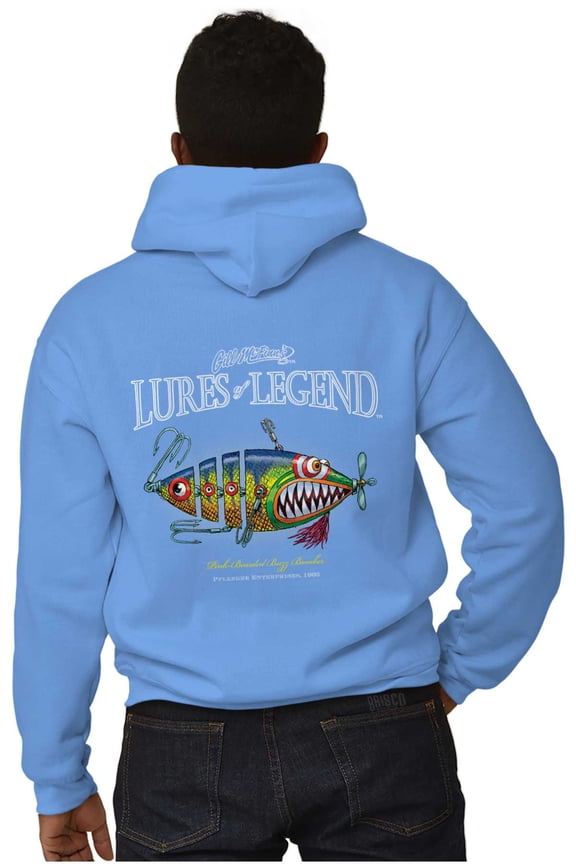 Gill McFinn Beard Buzz Funny Fishing Hoodie Sweatshirt Women Men Brisco Brands M