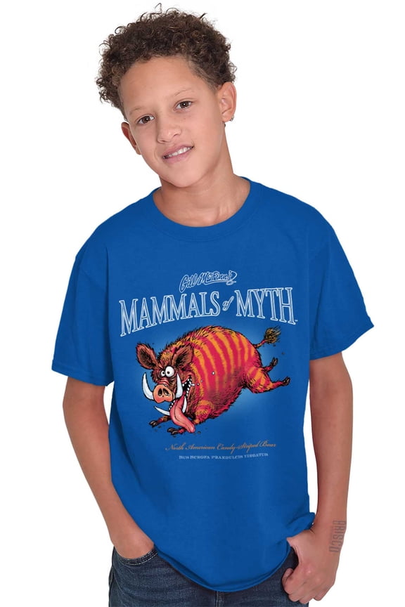 Gill McFinn Boar Hunting Funny Hunter Crewneck T Shirts Boy Girl Teen Brisco Brands S