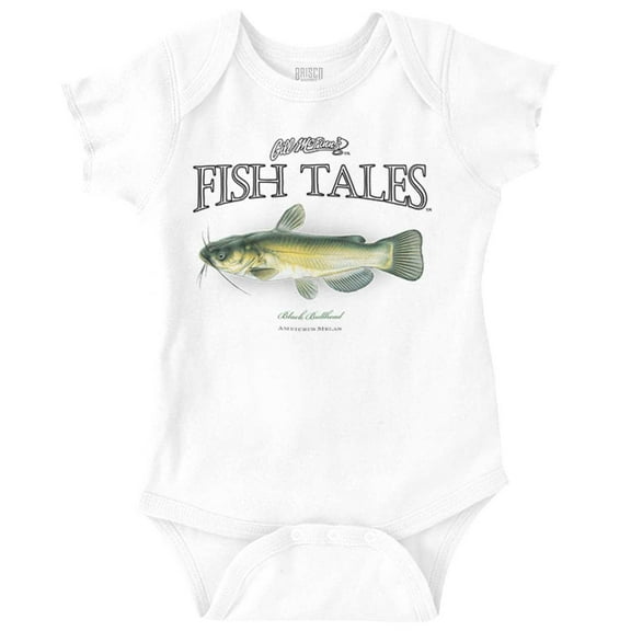 Gill McFinn Bullhead Fishing Fisher Romper Boys or Girls Infant Baby Brisco Brands 18M