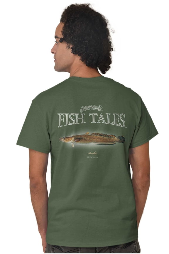Gill McFinn Burbot Sea Fishing Fish Men's Graphic T Shirt Tees Brisco Brands X