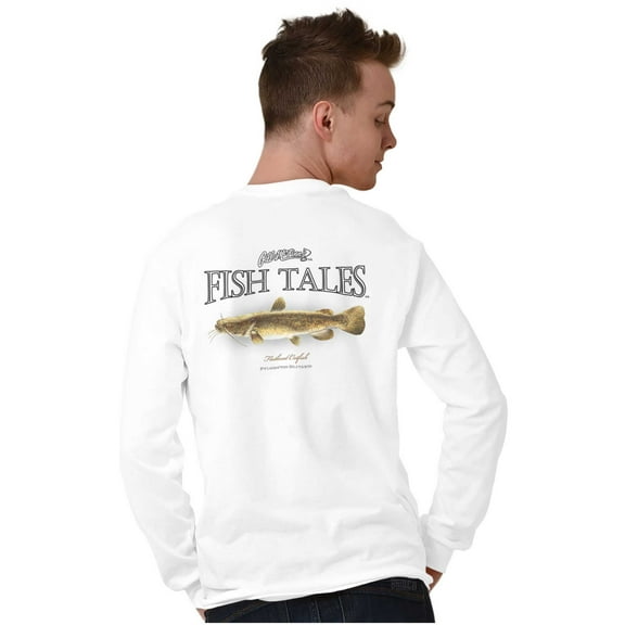 Gill McFinn Catfish Angler Fishing Long Sleeve TShirt Men Women Brisco Brands S