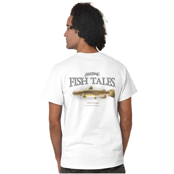 Gill McFinn Catfish Angler Fishing Men's Graphic T Shirt Tees Brisco Brands L