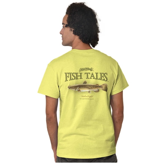 Gill McFinn Catfish Angler Fishing Men's Graphic T Shirt Tees Brisco Brands M