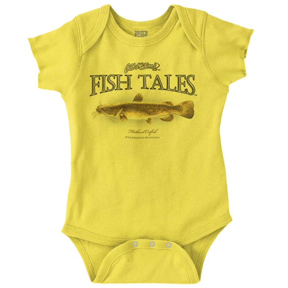 Gill McFinn Catfish Angler Fishing Romper Boys or Girls Infant Baby Brisco Brands 6M