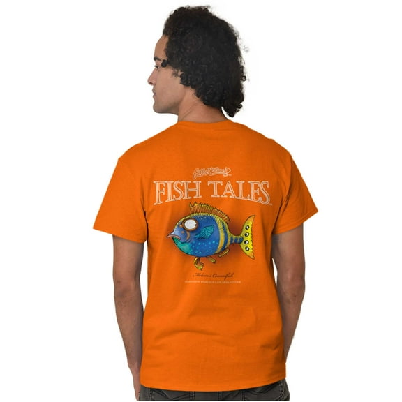Gill McFinn Coward fish Funny Fishing Men's Graphic T Shirt Tees Brisco Brands X