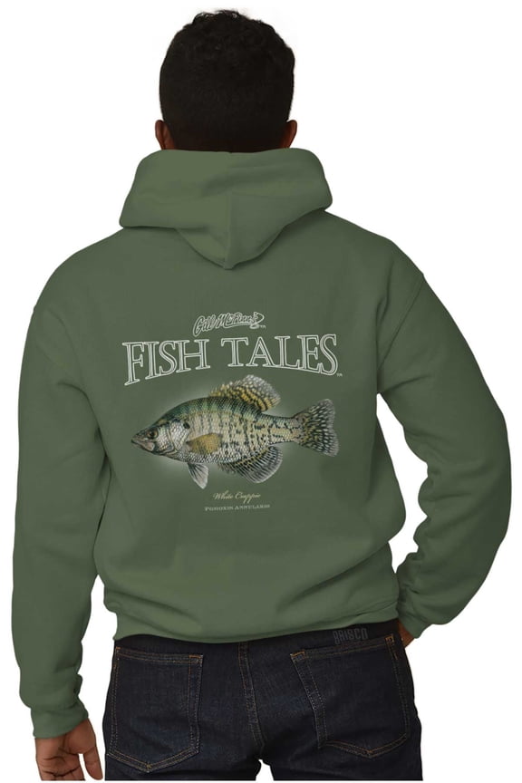 Gill McFinn Crappie Fish Fishing Hoodie Sweatshirt Women Men Brisco Brands S
