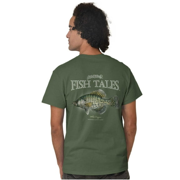 Gill McFinn Crappie Fish Fishing Men's Graphic T Shirt Tees Brisco Brands L