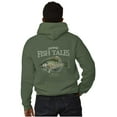 thumbnail image 1 of Gill McFinn Crappie Fish Fishing Unisex Plus Fleece Graphic Hoodie Brisco Brands 2X, 1 of 5