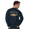 thumbnail image 1 of Gill McFinn Cutthroat Trout Fisherman Unisex Plus Fleece Graphic Sweatshirt Brisco Brands 2X, 1 of 5