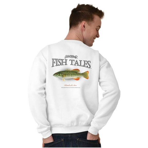 Gill McFinn Fish Bass Fisher Fishing Unisex Plus Fleece Graphic Sweatshirt Brisco Brands 2X