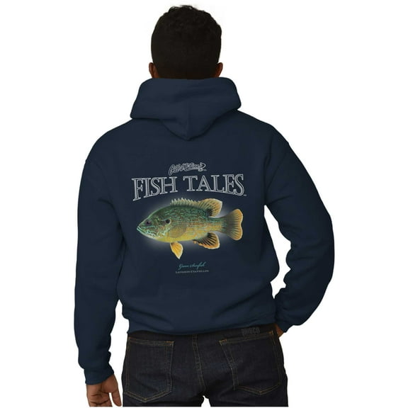 Gill McFinn Fisher Sunfish Fishing Unisex Fleece Graphic Zip Up Hoodie Brisco Brands 4X