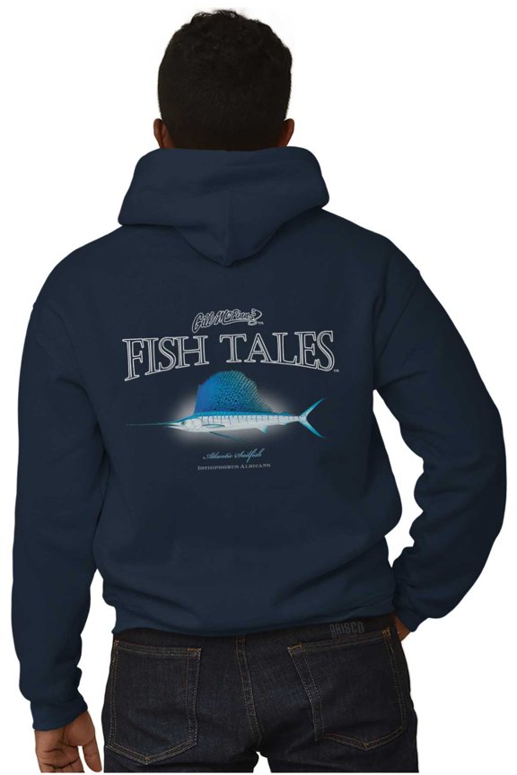 Gill McFinn Fishing Atlantic Sailfish Hoodie Sweatshirt Women Men Brisco Brands L