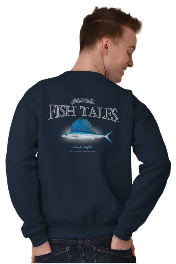 Gill McFinn Fishing Atlantic Sailfish Sweatshirt for Men or Women Brisco Brands X