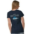 thumbnail image 1 of Gill McFinn Fishing Atlantic Sailfish Womens Fitted Plus Size Graphic Tee Brisco Brands 2X, 1 of 5