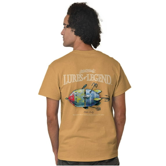 Gill McFinn Fishing Lures Bully Funny Men's Graphic T Shirt Tees Brisco Brands X