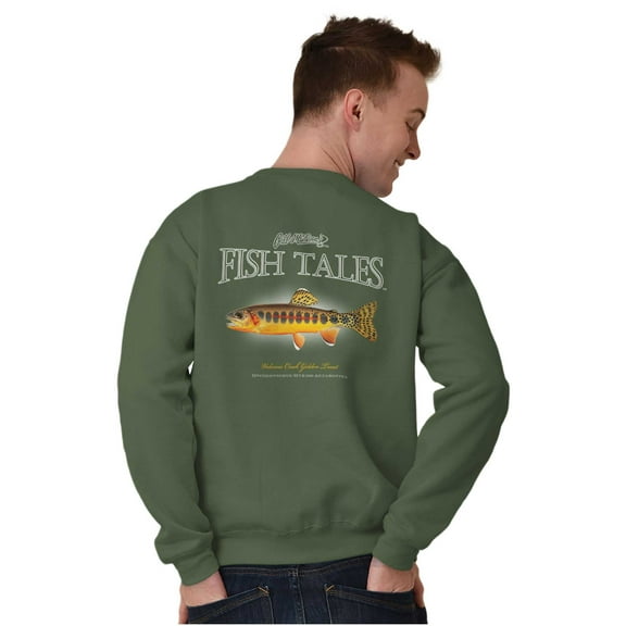 Gill McFinn Fishing Trout Fisherman Sweatshirt for Men or Women Brisco Brands S