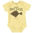 thumbnail image 1 of Gill McFinn Flounder Fishing Fish Romper Boys or Girls Infant Baby Brisco Brands 12M, 1 of 6
