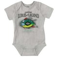 thumbnail image 1 of Gill McFinn Funny Fisher Glutton Fish Romper Boys or Girls Infant Baby Brisco Brands 12M, 1 of 6
