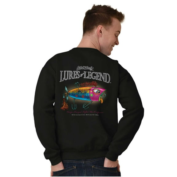 Gill McFinn Funny Fishing Spinner Unisex Plus Fleece Graphic Sweatshirt Brisco Brands 2X