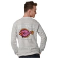 thumbnail image 1 of Gill McFinn Funny Flounder Fishing Plus Size Long Sleeve Graphic Tee Shirt Brisco Brands 2X, 1 of 5